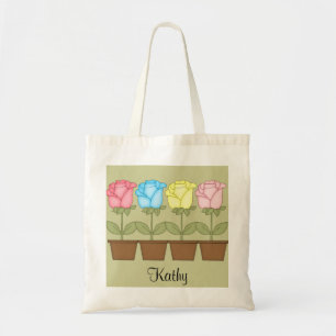 Bolsa Tote Saco de 4 tulipas