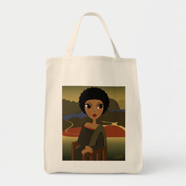 Bolsa Tote Saco de Afro'na Lisa (Frente)