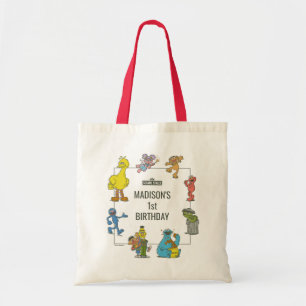 Bolsa Tote Saco de Aniversário com Personagens Clássicos de V