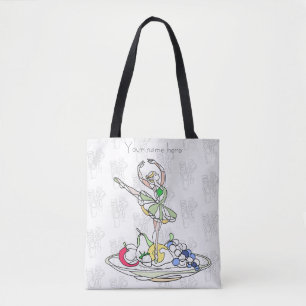 Bolsa Tote Saco de Bailarina Dançante
