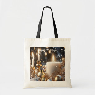 Bolsa Tote Saco de Bandas de Velas de Feriado