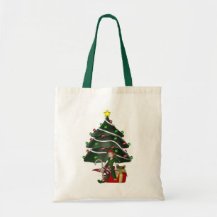 Bolsa Tote Saco de Banheira de Natal do Elf