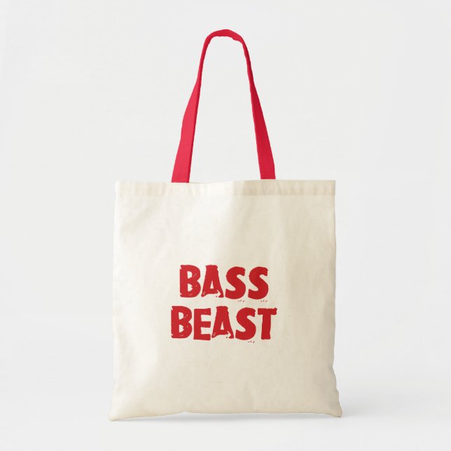 Bolsa Tote Saco de Bass Beast (Frente)
