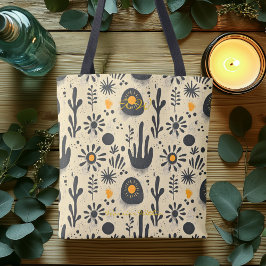 Bolsa Tote Saco de Bem-Estar de Flora do Deserto Minimalista