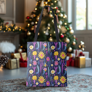 Bolsa Tote Saco de Bem-Estar Vibrante Desert Bloom