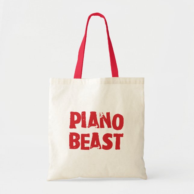 Bolsa Tote Saco de Besta Piano (Frente)