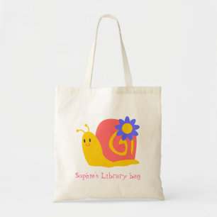 Bolsa Tote Saco de biblioteca de caracóis fofos