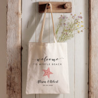 Saco de Boas-vindas de Casamento com Estrela-do-Ma