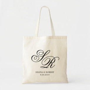 Bolsa Tote Saco de boas-vindas de casamento personalizado com