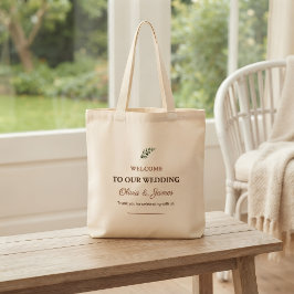 Bolsa Tote Saco de Boas-Vindas de Casamento Personalizado | R