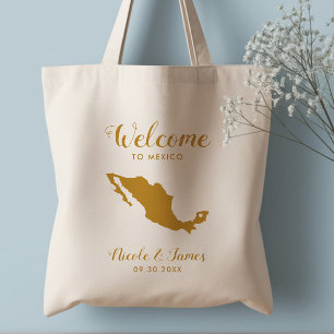 Bolsa Tote Saco de Boas-vindas do Casamento de Destino do Mé