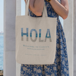 Bolsa Tote Saco de Boas-vindas do Casamento de Destino do Méx