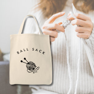 Bolsa Tote Saco de Bola Engraçado