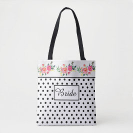 Bolsa Tote Saco de bolinhas de noiva