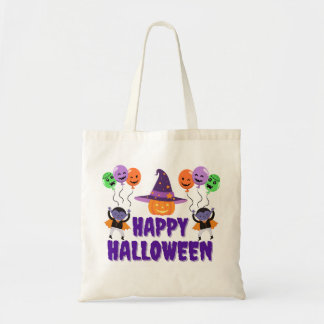 Bolsa Tote Saco de Brinquedo Feliz Halloween