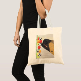 Bolsa Tote Saco de cachorro e tomates