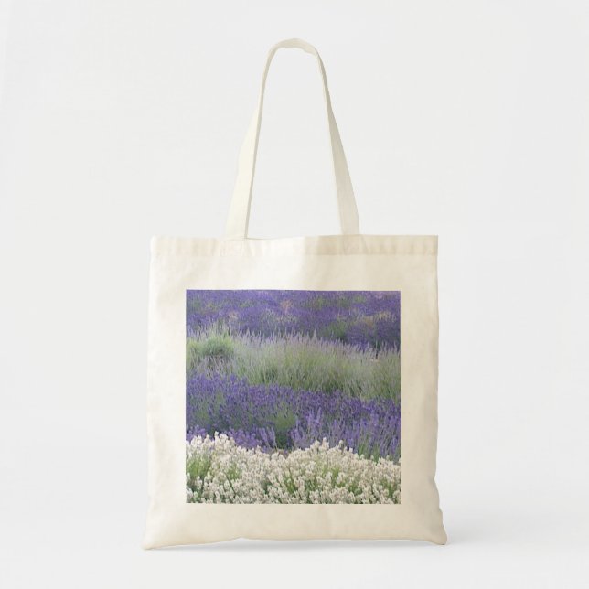 Bolsa Tote Saco de campo da lavanda (Frente)