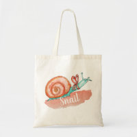 Saco de caracol. Ilustração de animal engraçado co