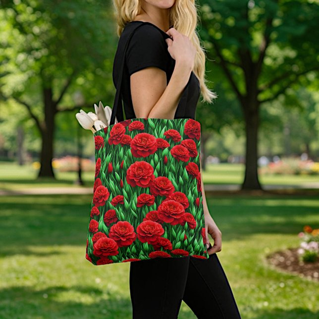 Bolsa Tote Saco de Carnacoes Vermelhas (Criador carregado)
