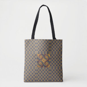 Bolsa Tote Saco de Carpete de Lugar Feliz