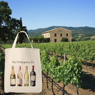 Bolsa Tote Saco de Carregar de vinho com Dizendo Engraçado