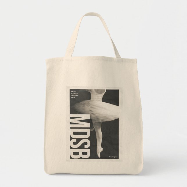 Bolsa Tote Saco de Cartaz de Dançarino (Frente)