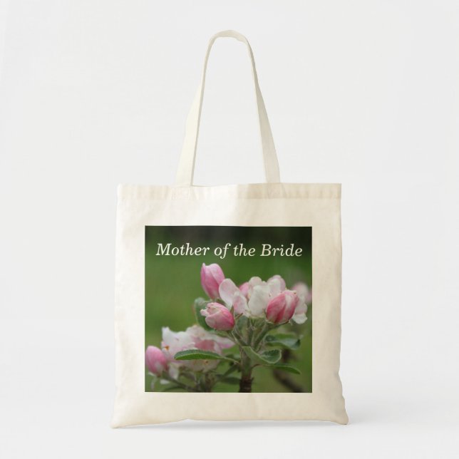 Bolsa Tote Saco de casamento da Apple blosom (Frente)