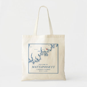 Bolsa Tote Saco de casamento Shining Tides New Bedford Bem-vi