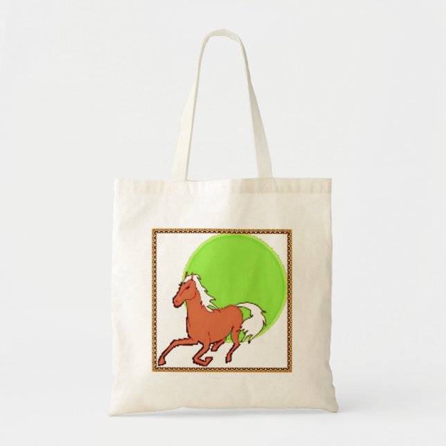 Bolsa Tote Saco de Cavalo em Execução (Frente)