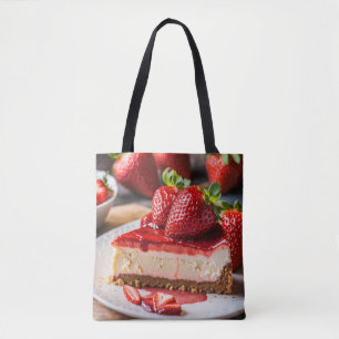 Bolsa Tote Saco de Cheesecake para Amantes de Padaria