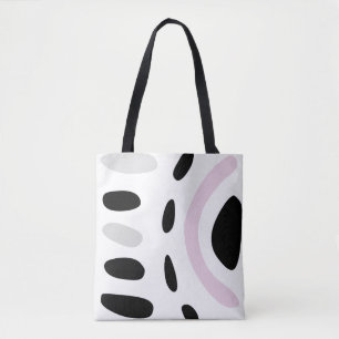 Bolsa Tote Saco de cinza, cor-de-rosa, design e minimalista,