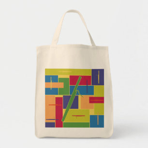 Bolsa Tote Saco de Colorblocks do fagote