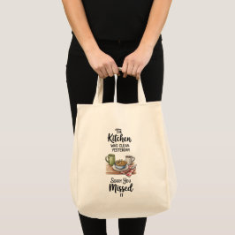 Bolsa Tote Saco de Compras com Citação Engraçada