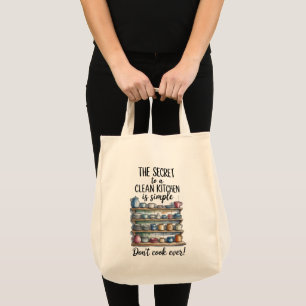 Bolsa Tote Saco de Compras com Citação Engraçada