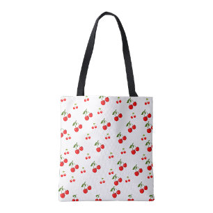 Bolsa Tote Saco de compras com estampa de cereja