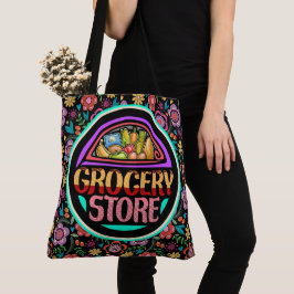 Bolsa Tote Saco de Compras com Impressão - Veja Verso