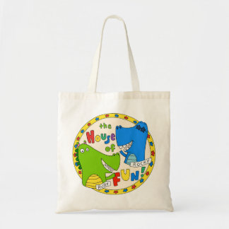 Bolsa Tote Saco de compras com logotipo "House of Fun"