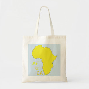 Bolsa Tote Saco de compras com mapa da África