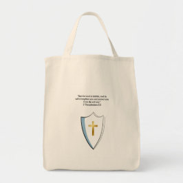 Bolsa Tote Saco de compras com presente cristão 2 Tessalonice