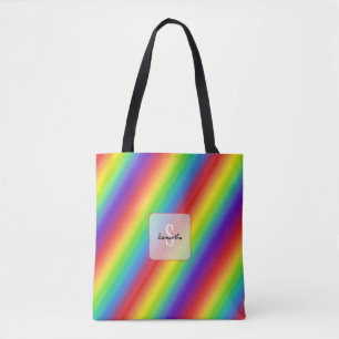 Bolsa Tote Saco de compras Cores do Arco-íris