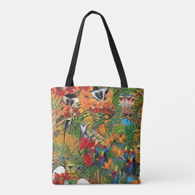 Bolsa Tote Saco de Compras Criação Selvagem (Verso)
