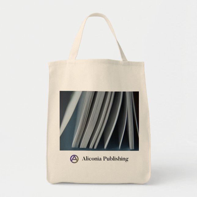 Bolsa Tote Saco de compras da Aliconia Publishing (Frente)