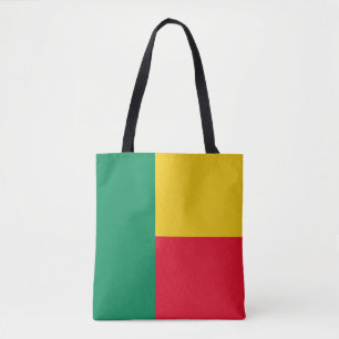 Bolsa Tote Saco de Compras da Bandeira Patriótica do Benim
