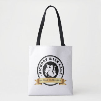 Bolsa Tote Saco de compras da Celebração de 100 Anos do Lago