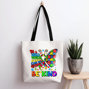 Bolsa Tote Saco de compras da Consciencialização do Autismo S