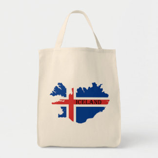 Bolsa Tote Saco de compras da lembrança com mapa e bandeira