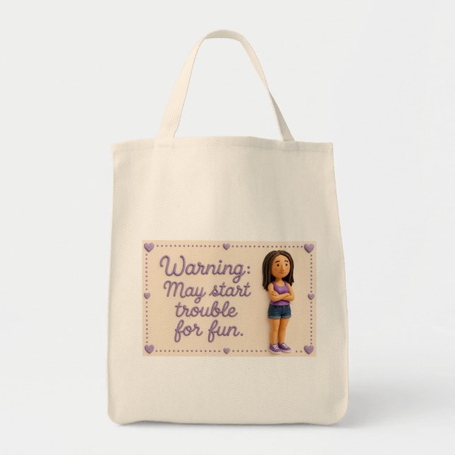 Bolsa Tote Saco de Compras da Maria Malandra (Frente)