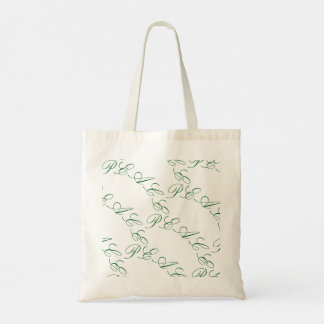 Bolsa Tote Saco de Compras da Paz