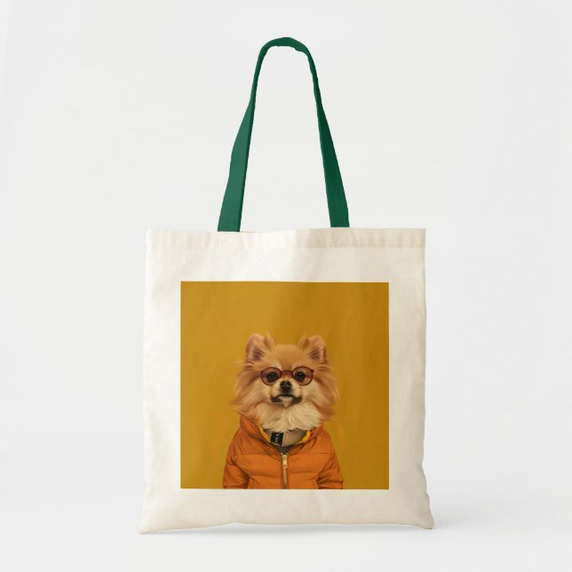 Bolsa Tote Saco de compras da Pomerânia (Frente)