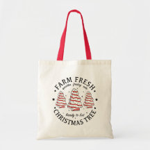 Saco de Compras de Árvore de Natal Fresca da Fazen